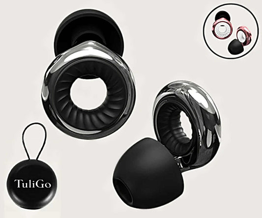 TuliGo Zatyczki do Uszu Redukujące Hałas 2.0